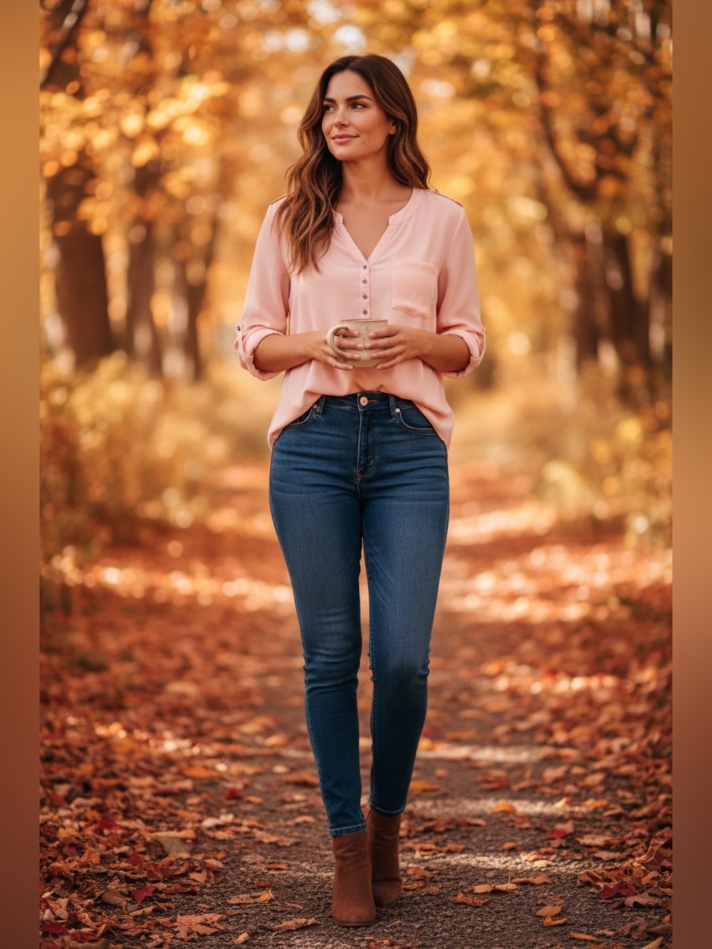 torrid Blush Pink Button-Front Blouse